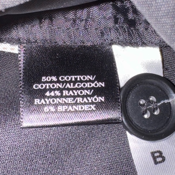 Loft Kate Pants/50% Cotton-44% Rayon/Mid-Rise/Black/Size 6/Office/ Dressy/EUC - Picture 9 of 13